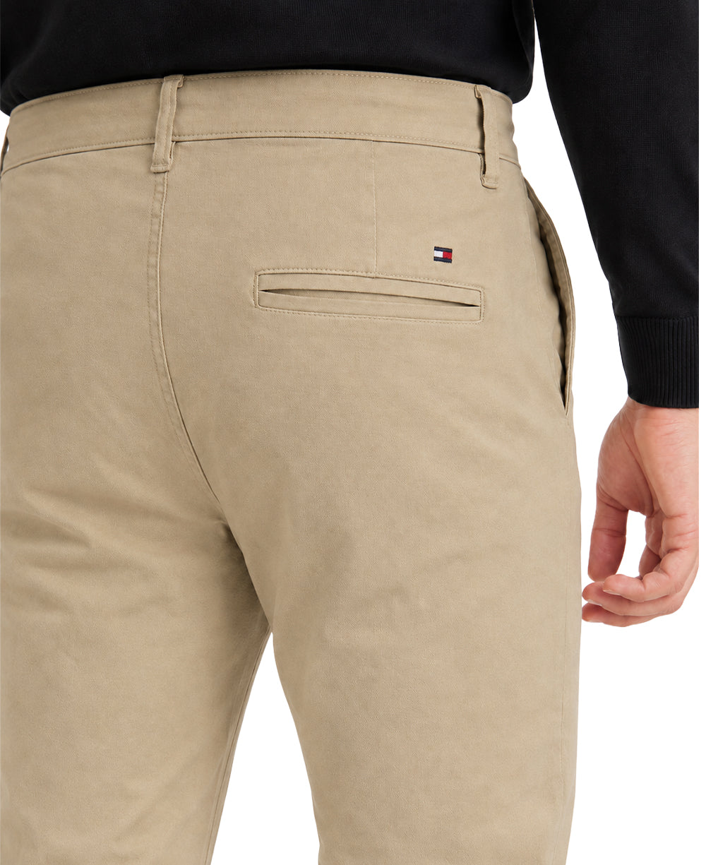Calça Alfaiataria Caqui Masculina Slim - Tommy Hilfiger