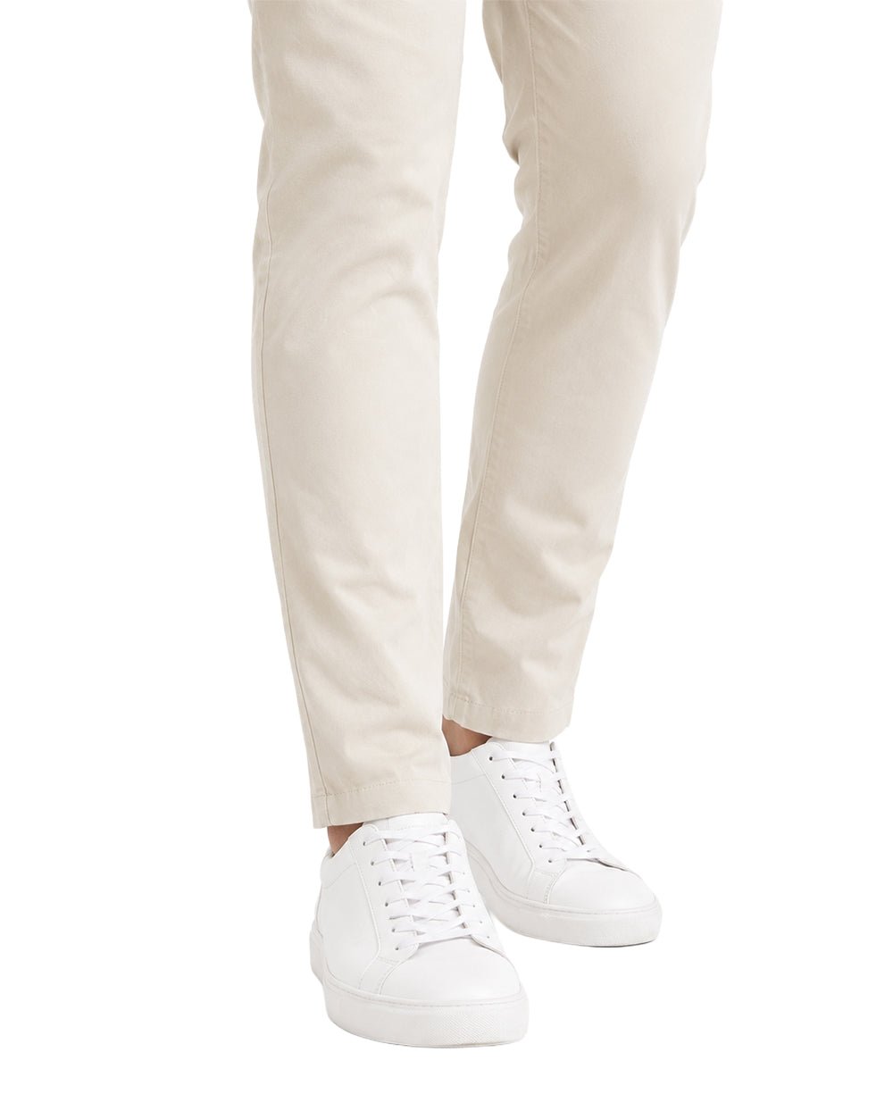 Calça Alfaiataria Bege Masculina Slim - Tommy Hilfiger