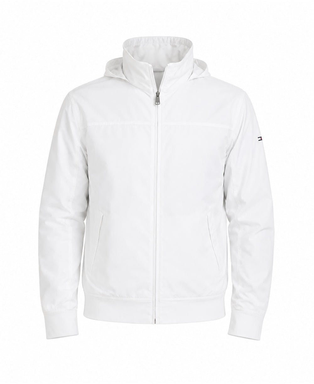 Jaqueta Branca Masculina Com Touca - Tommy Hilfiger