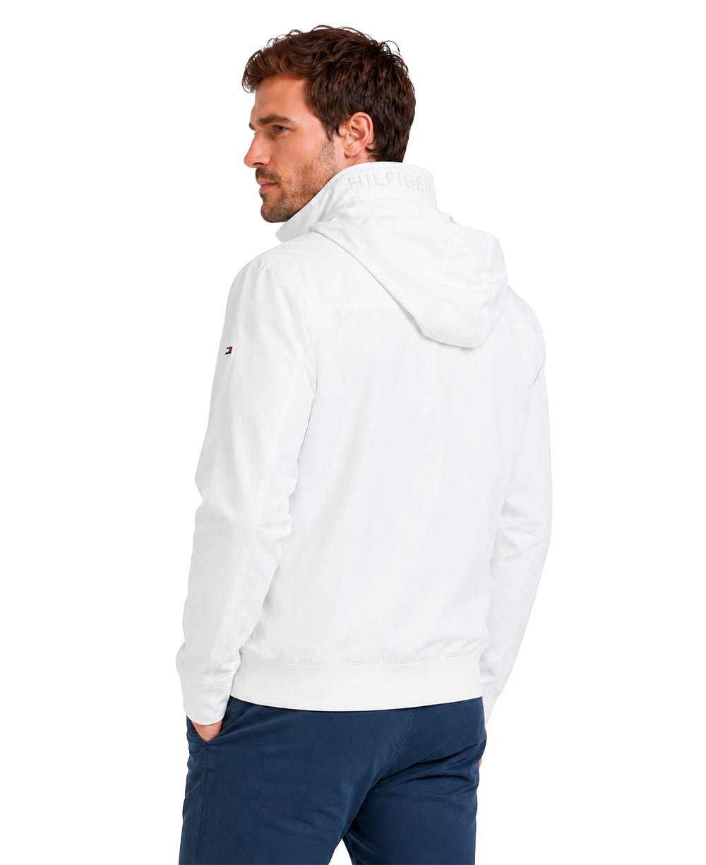 Jaqueta Branca Masculina Com Touca - Tommy Hilfiger