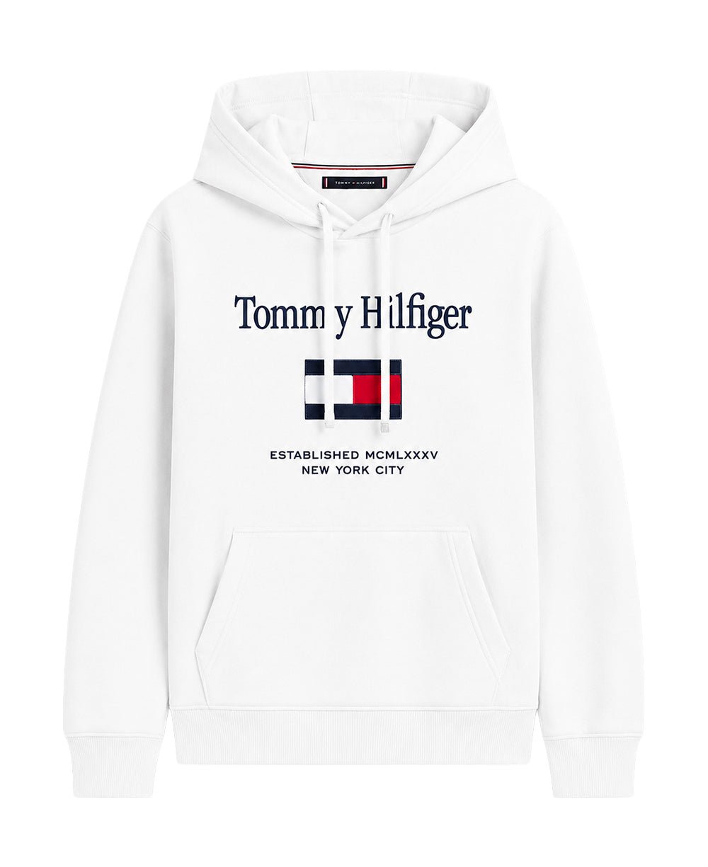 Moletom Branco Masculino New York City  Bordado - Tommy Hilfiger