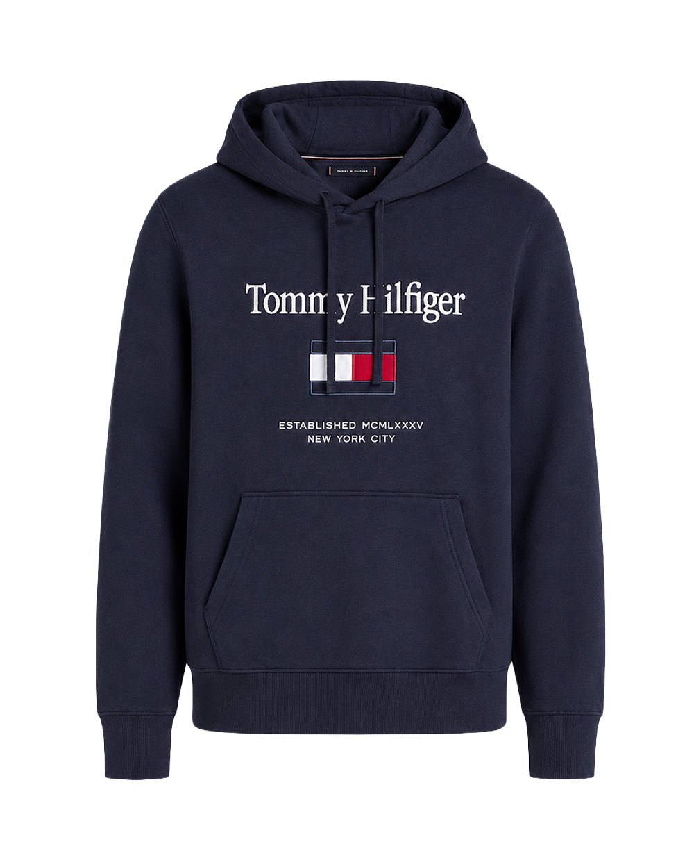 Moletom Azul Marinho Masculino New York City  Bordado - Tommy Hilfiger
