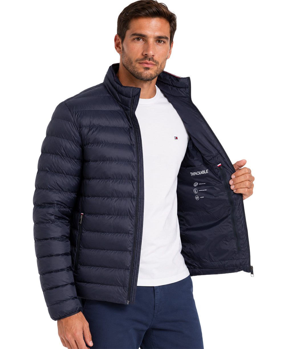 Jaqueta Puffer Masculina Azul Marinho - Tommy Hilfiger