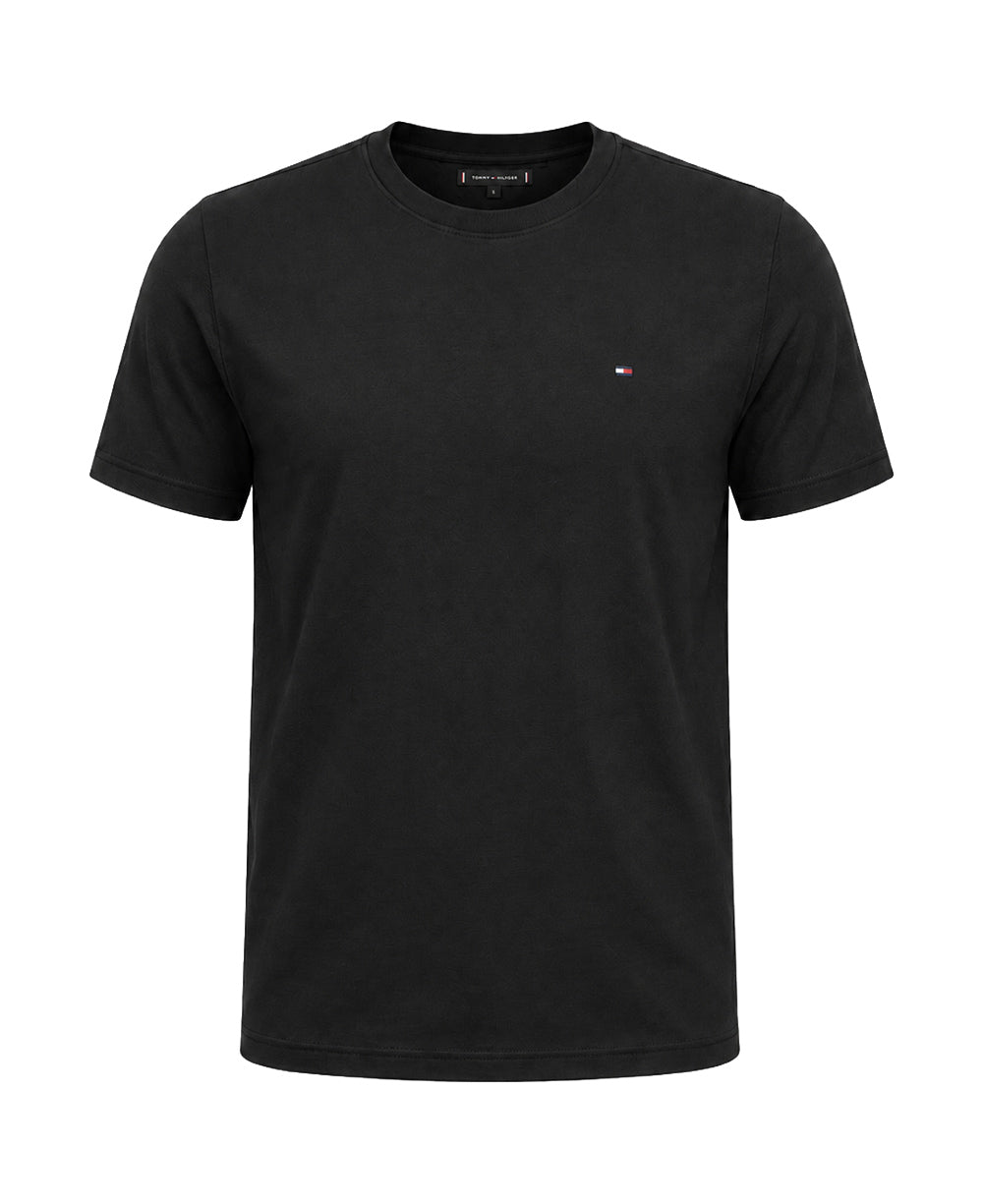 Camiseta Preta Masculina Clássic Cotton - Tommy Hilfiger