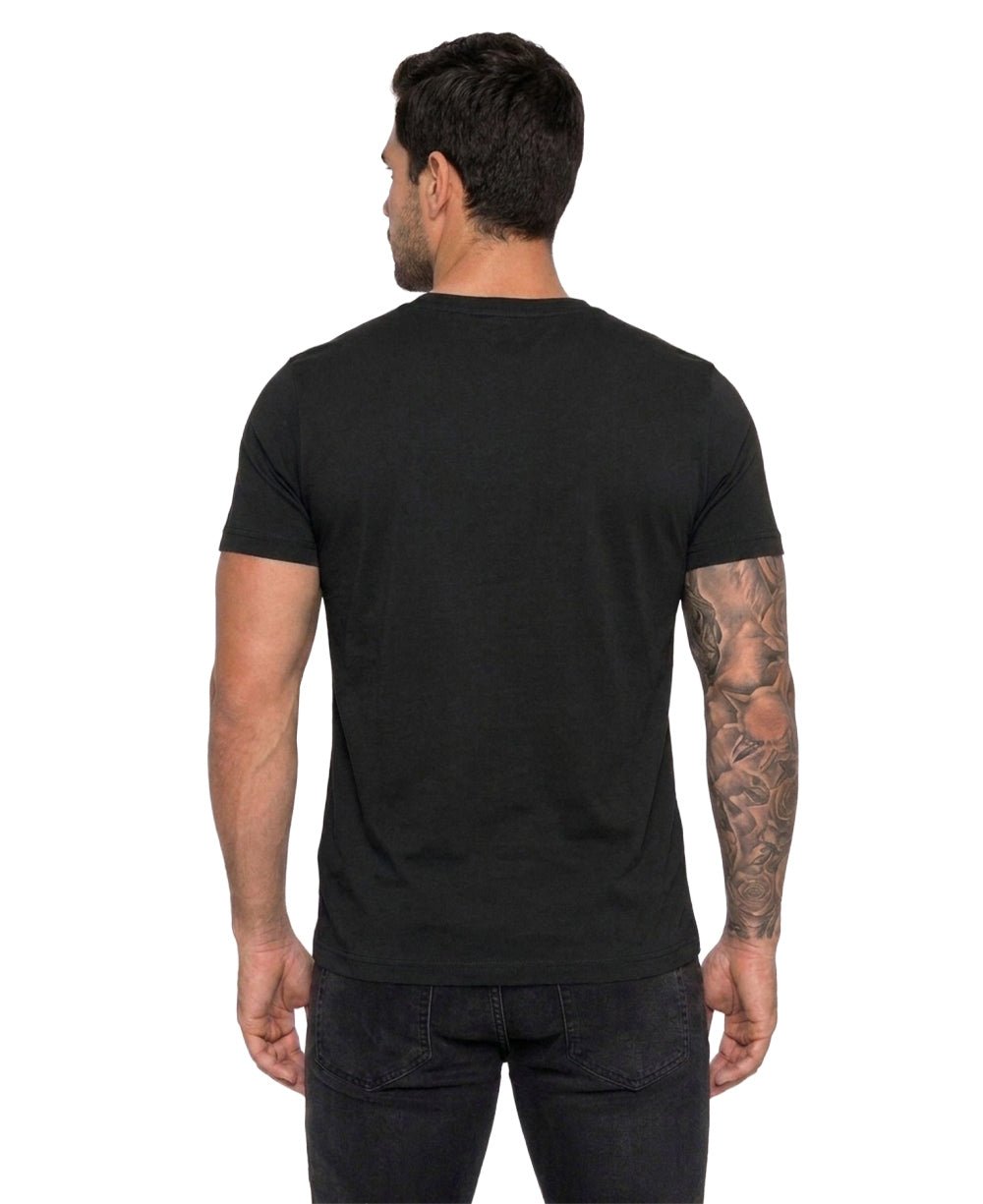Camiseta Preta Masculina Clássic Cotton - Tommy Hilfiger