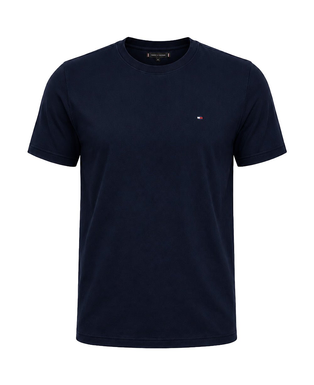 Camiseta Azul Marinho Masculina Clássic Cotton - Tommy Hilfiger