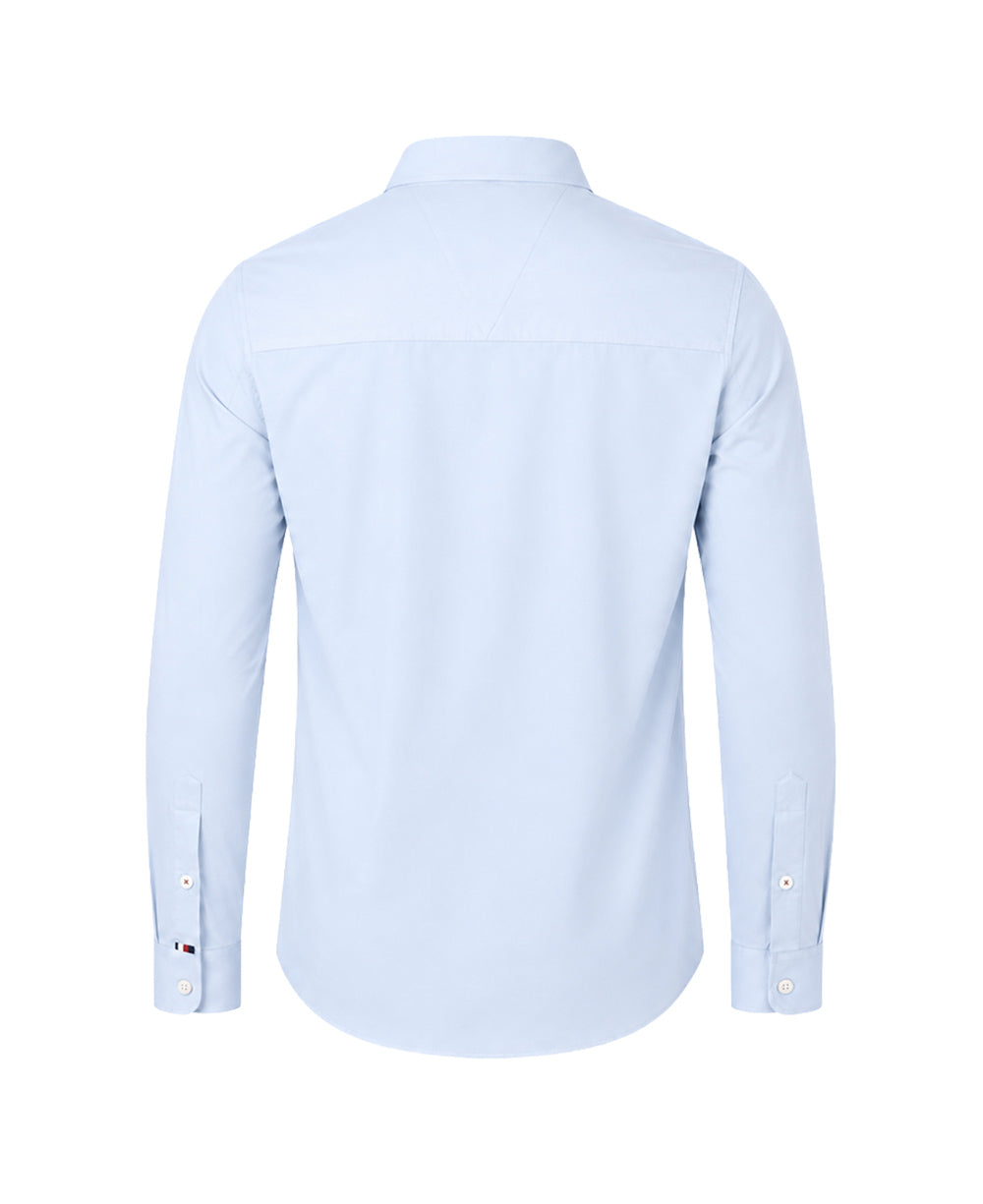 Camisa Social Azul Claro Masculina Regular Fit Strech - Tommy Hilfiger