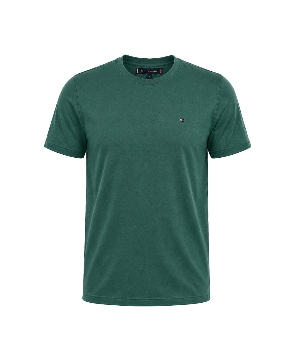 Camiseta Verde Escuro Masculina Classic Cotton - Tommy Hilfiger