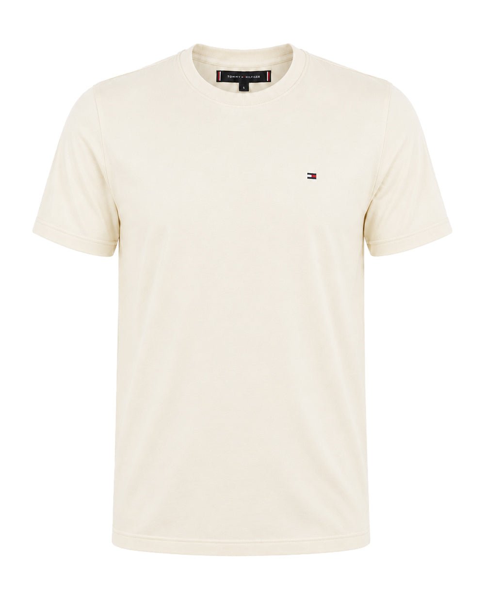 Camiseta Creme Masculina Classic Cotton - Tommy Hilfiger