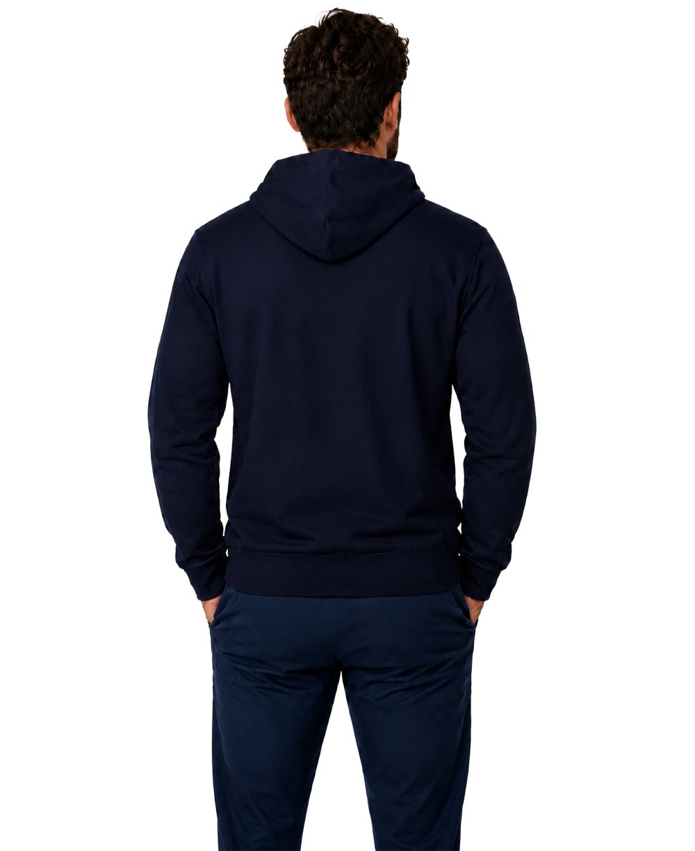 Moletom Azul Marinho Masculino Clássico Felpado - Tommy Hilfiger