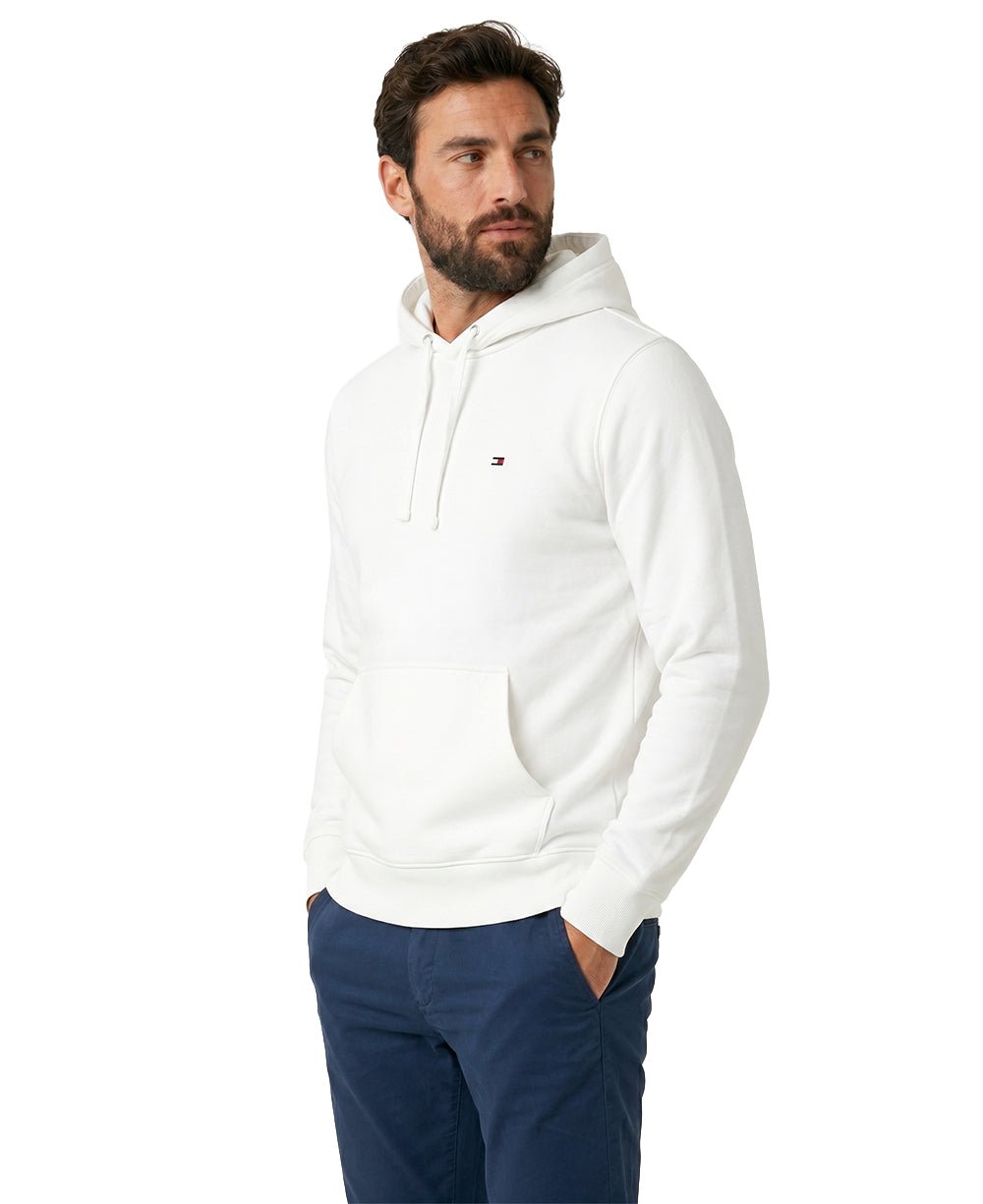 Moletom Branco Masculino Clássico Felpado - Tommy Hilfiger