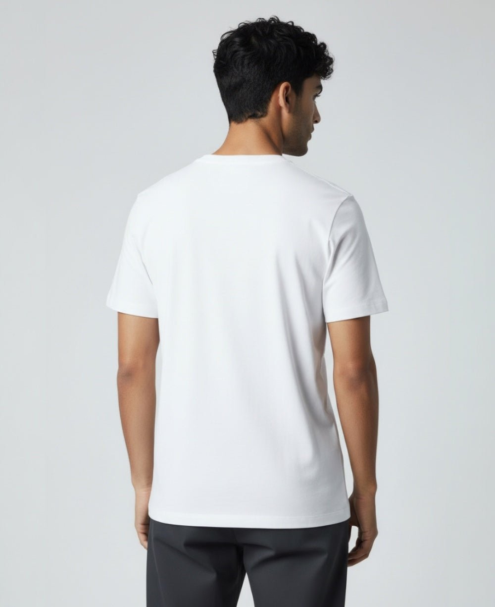 Camiseta Branca Masculina Embro Flag Tee - Tommy Hilfiger
