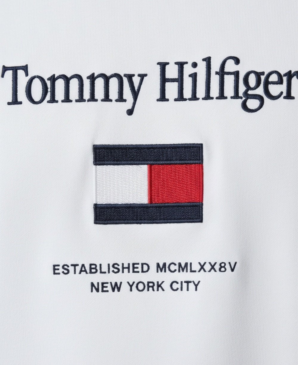 Camiseta Branca Masculina Embro Flag Tee - Tommy Hilfiger