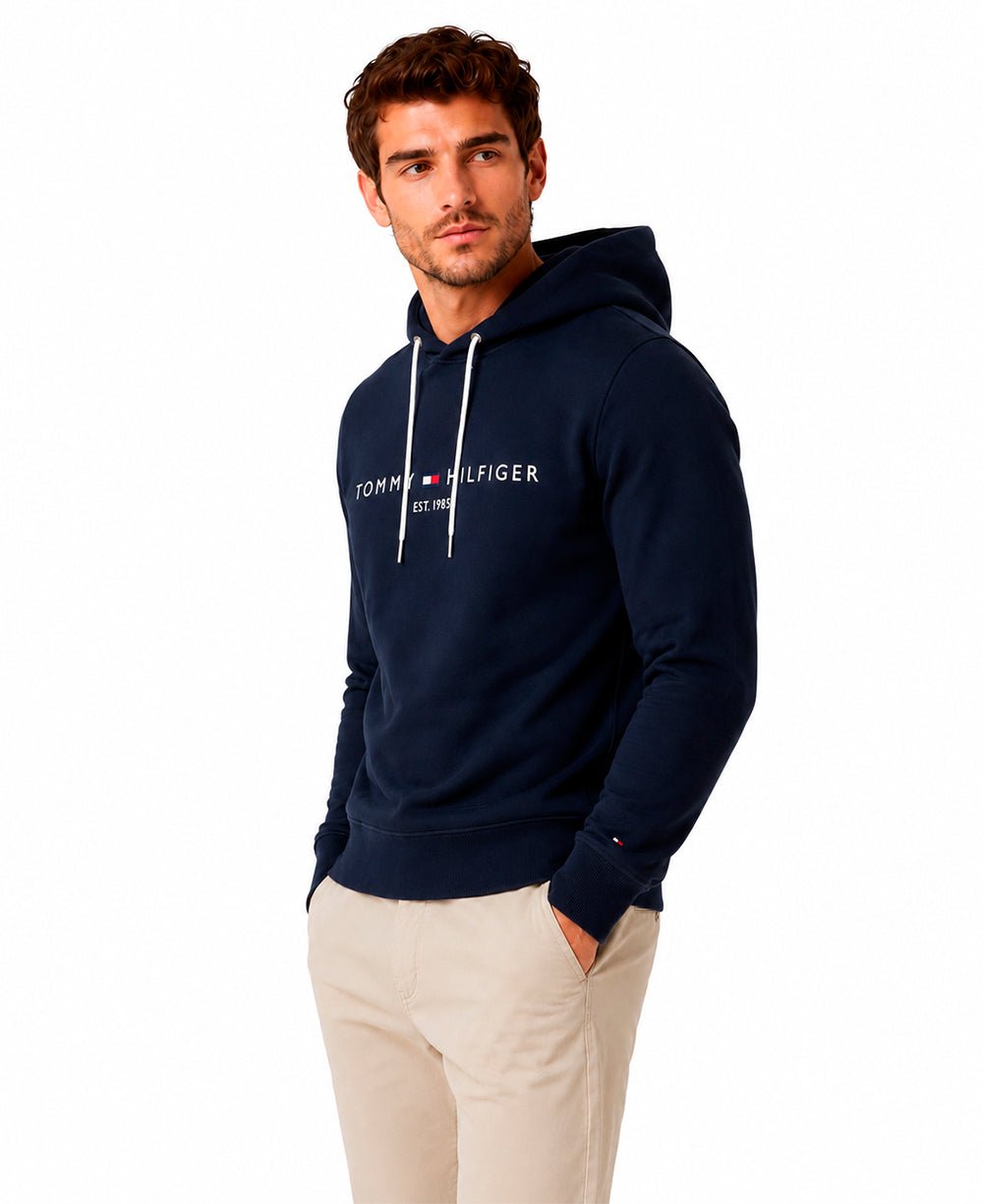 Moletom Azul Marinho Masculino 1985 Bordado - Tommy Hilfiger