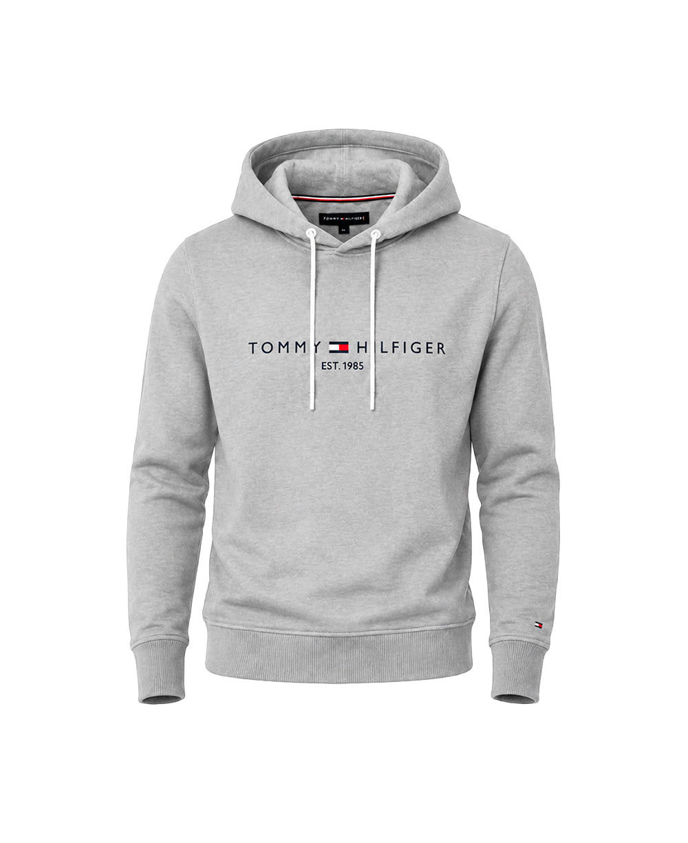 Moletom Cinza Masculino 1985 Bordado - Tommy Hilfiger