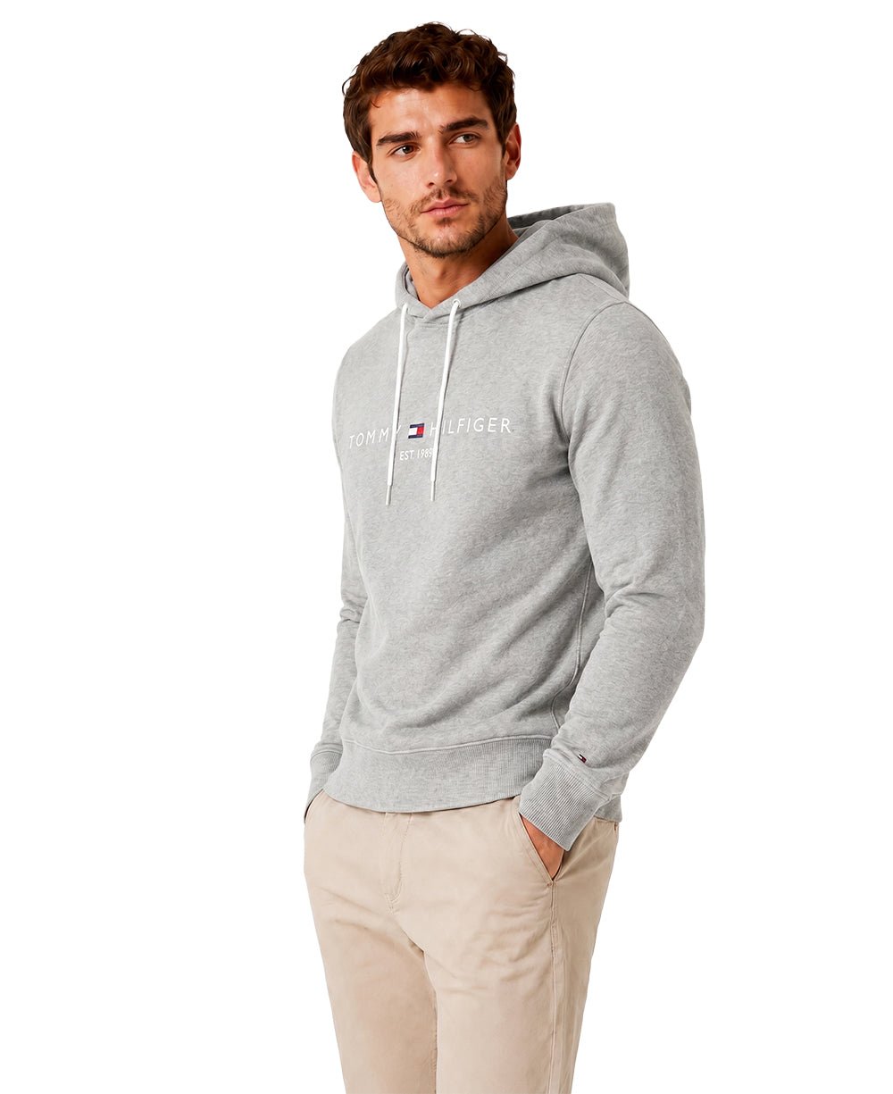 Moletom Cinza Masculino 1985 Bordado - Tommy Hilfiger