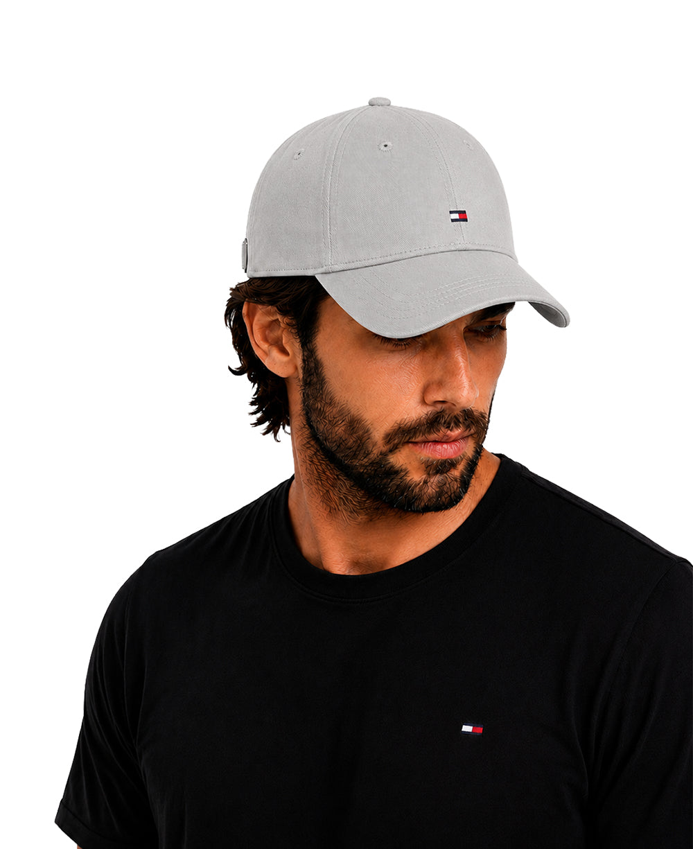 Boné Cinza Claro Unissex Clássic - Tommy Hilfiger