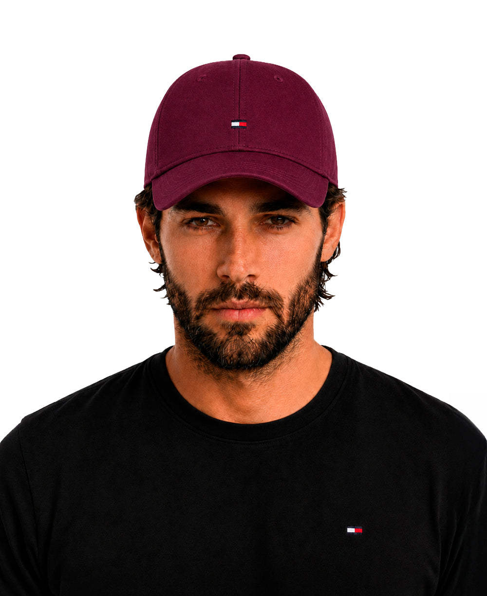 Boné Masculino Bordo Clássico - Tommy Hilfiger