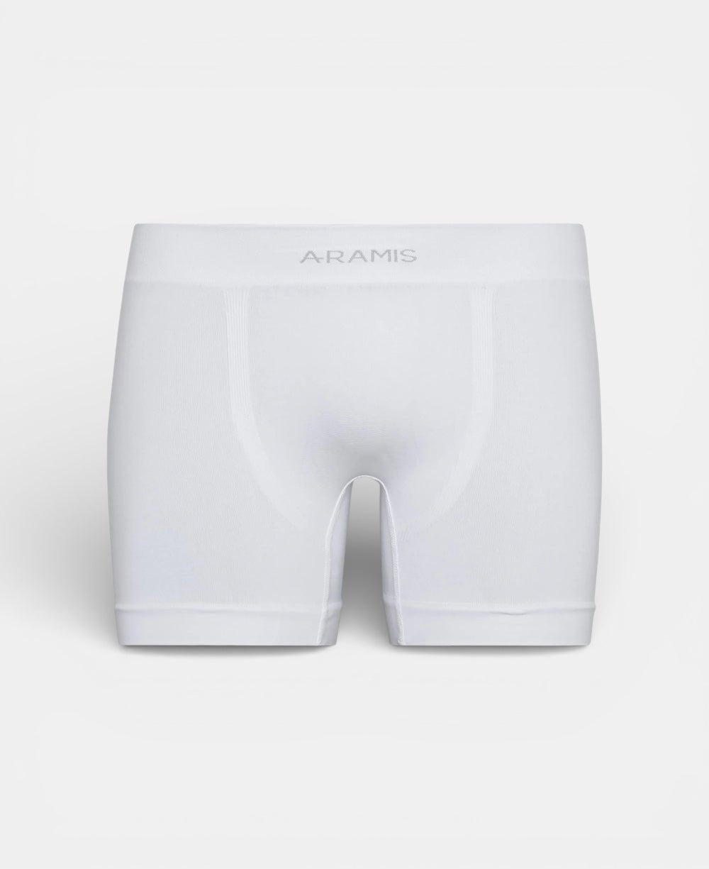 Kit 3 Cueca Boxers Branco MAsculina Sem Costura - Aramis
