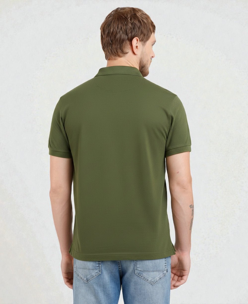 Camisa Polo Verde Militar - Aramis