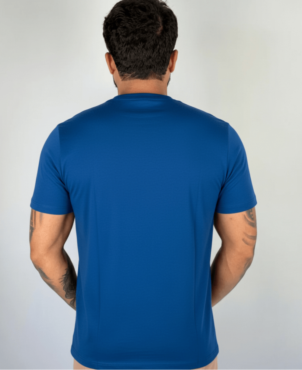 Camiseta Masculina Azul Malha Regular - Aramis