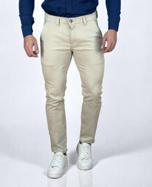 Calça Alfaiataria Bege Masculina com Lycra Essencial - Rota