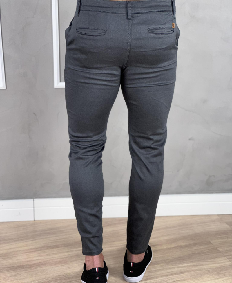 CALÇA ALFAIATARIA CINZA ESCURO MASCULINA SKINNY - TRUEHERO – Ideal Vest ...