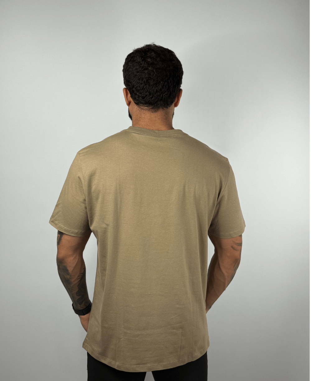 Camiseta Bege Masculina Cut Wave - John John