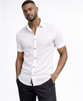 Camisa Branca Masculina Manga Curta - Per Pochi