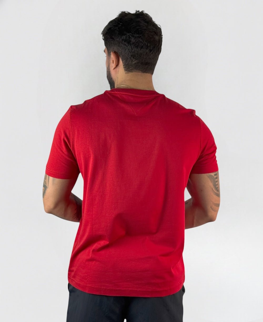 Camiseta Embro Flag Tee Vermelha - Tommy Hilfigier