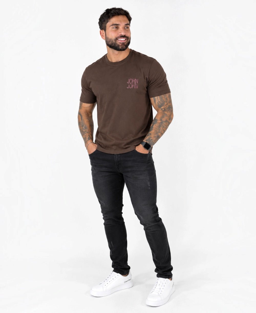 Camiseta Marrom Masculina Regular Fit - John John