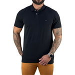 Camisa Polo Preta Masculina Regular Fit - Aramis