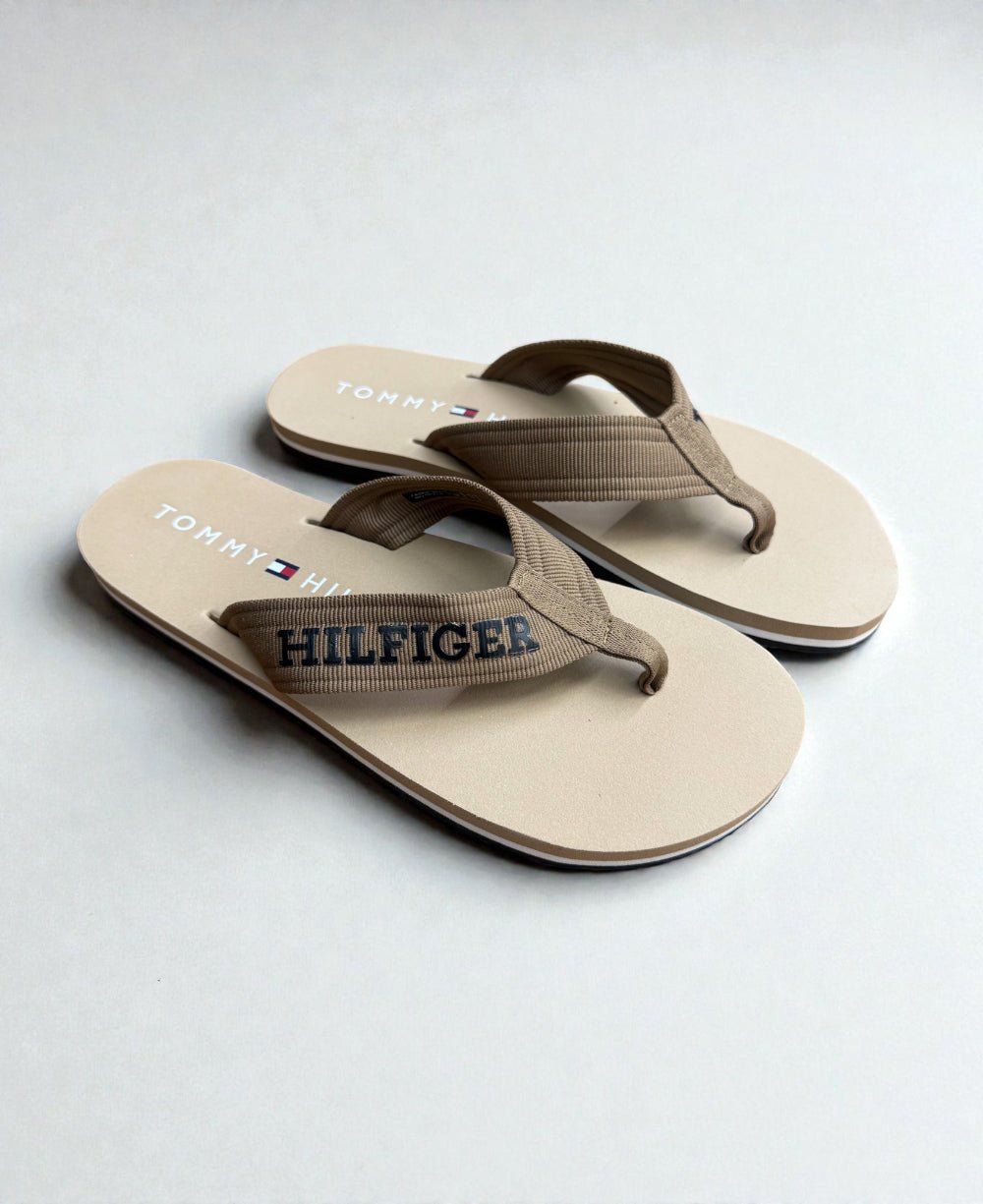 Chinelo Khaki Masculino Monotype Beach Sandal - Tommy Hilfiger