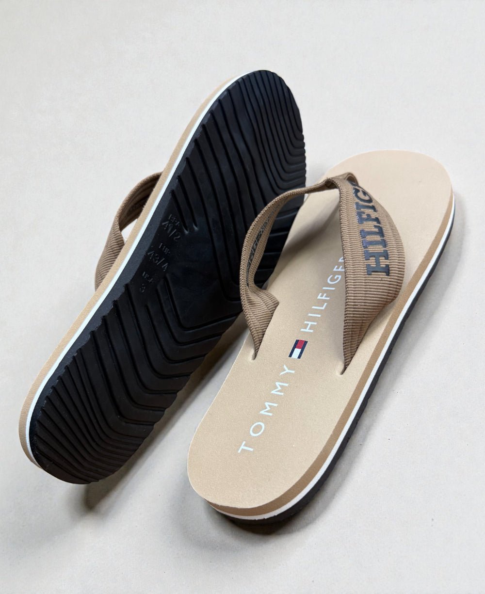 Chinelo Khaki Masculino Monotype Beach Sandal - Tommy Hilfiger