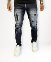 Calça Jens Cinza Chumbo Destroide - City Denim