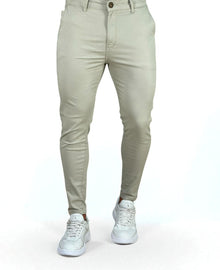 Calça Alfaiataria Bege Masculina Super Skinny - Codi Jeans