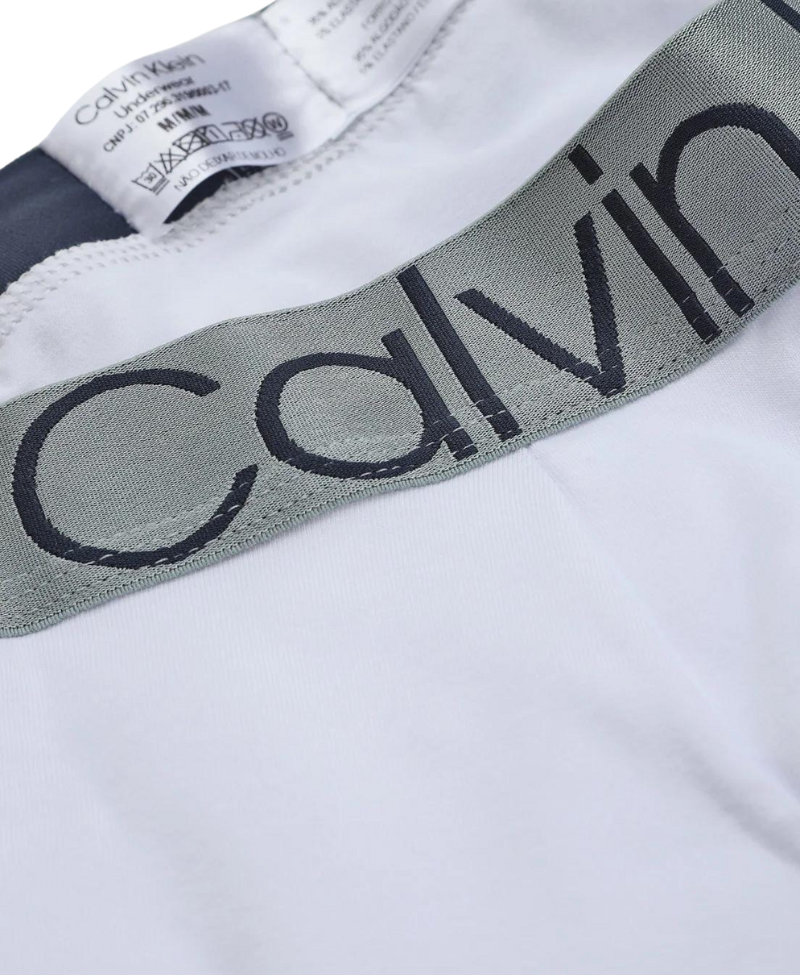 Cueca Box Branca Underwear Cotton - Calvin Klein