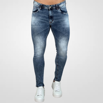 Calça Jeans Estonado Masculina Super Skinny - City Denim