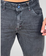 Calça Jeans Cinza Masculina Super Skinny - City Denim