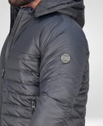 Jaqueta Puffer Preto Com Touca Masculina - Rock & Soda