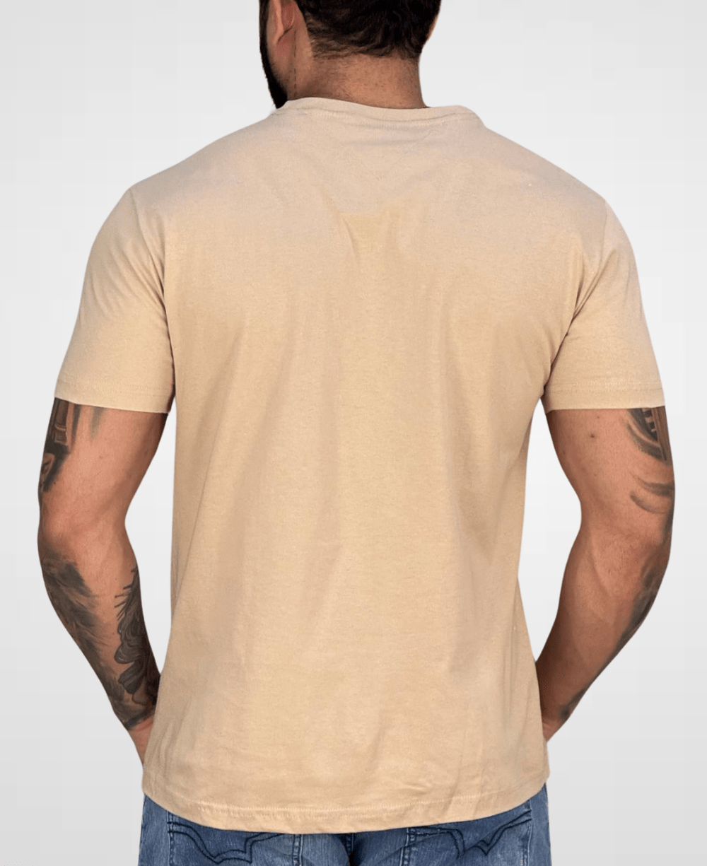 Camiseta Caqui Masculina Classic - Tommy Hilfiger