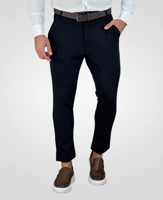 Calça Alfaiataria Preto Masculina Slim - DLZ