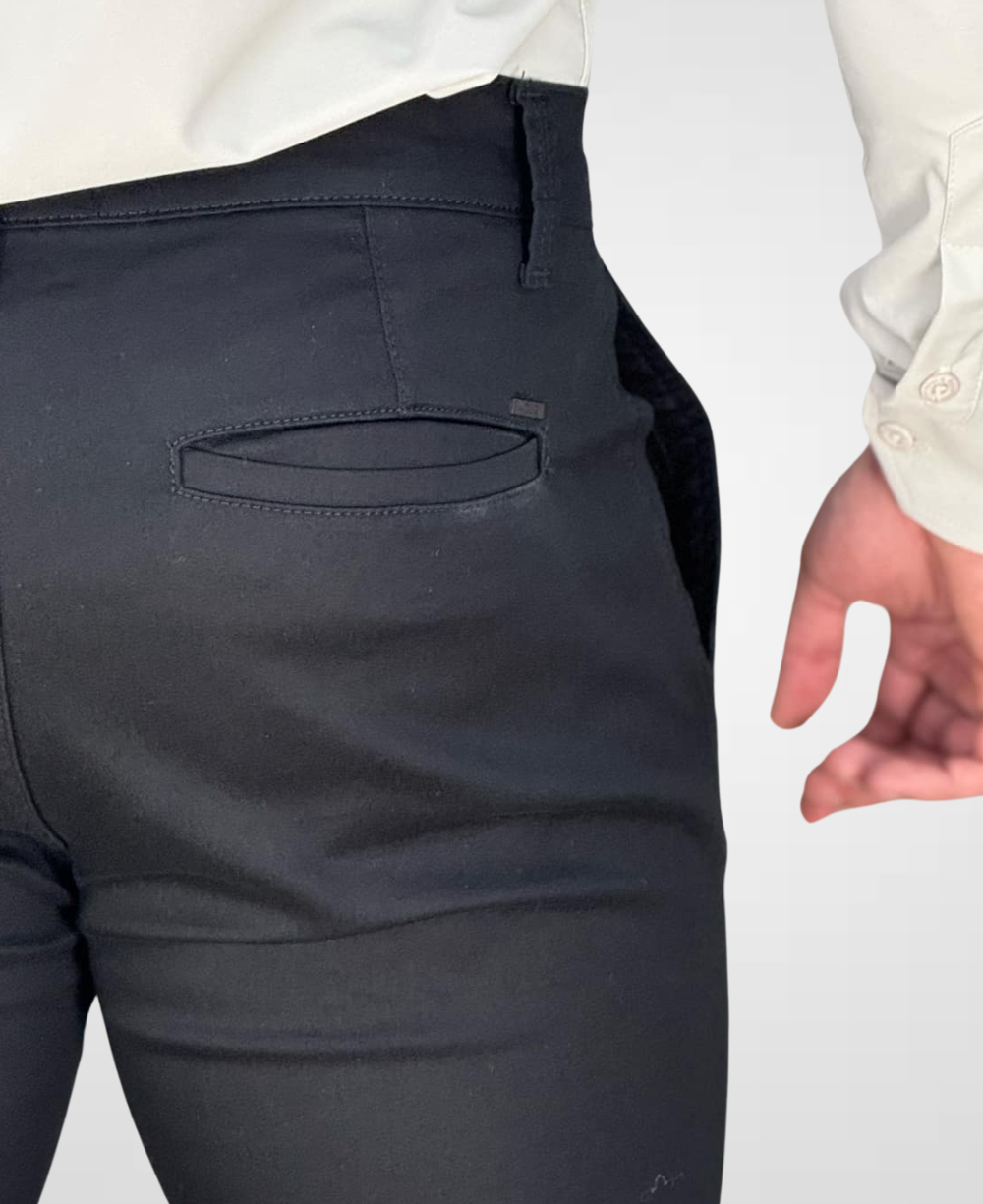 Calça Alfaiataria Preto Masculina Skinny - DLZ