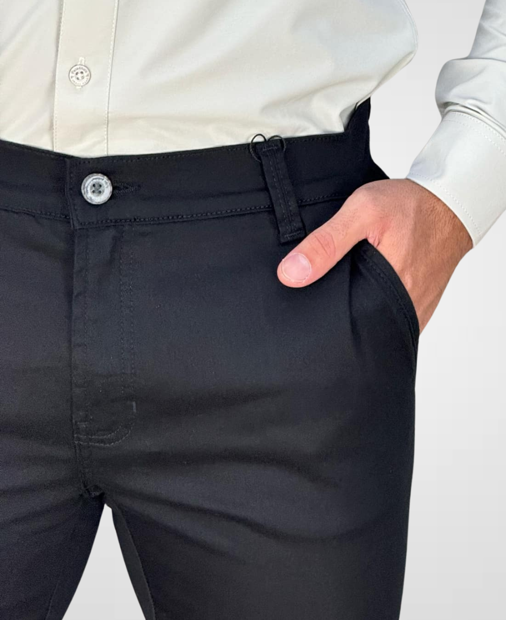 Calça Alfaiataria Preto Masculina Skinny - DLZ