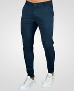 Calça Alfaiataria Azul Escura Masculina Skinny - Jay Jones
