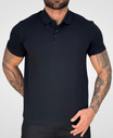 Camisa Polo Preta Masculina Logo Ck - Calvin Klein