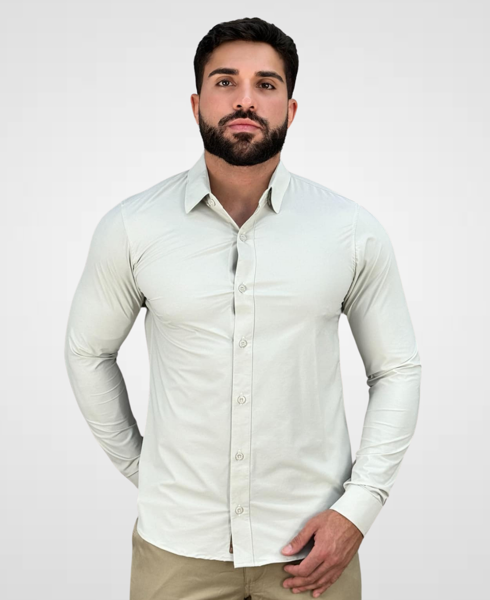 Camisa Social Gelo Tecnológica Impermeável  - Paladho's Jeans Wear