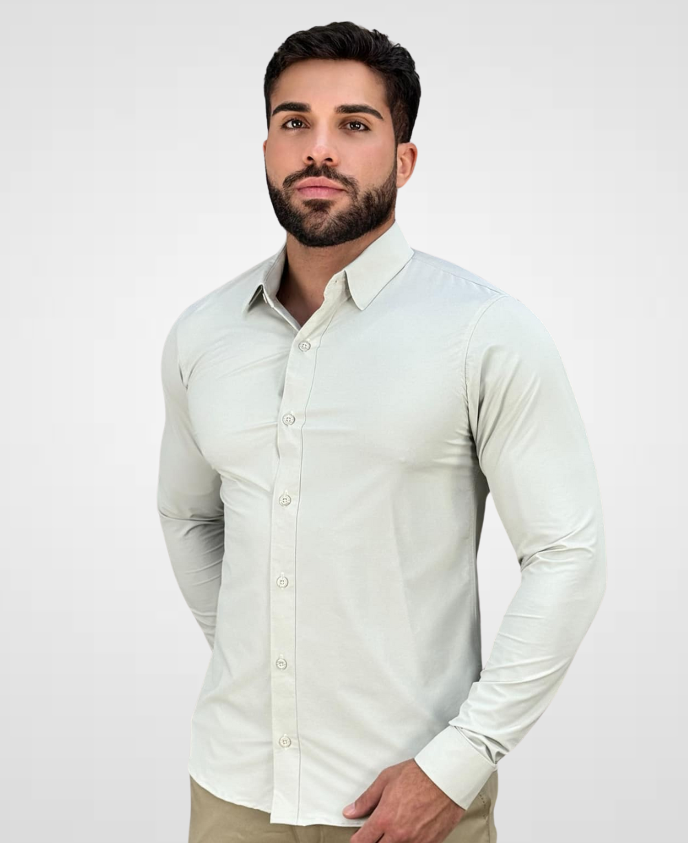 Camisa Social Gelo Tecnológica Impermeável  - Paladho's Jeans Wear