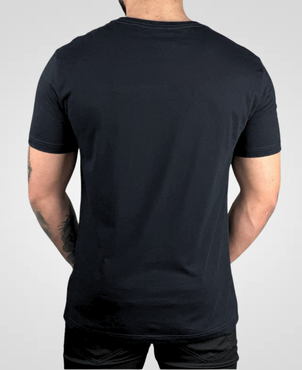 Camiseta Preto Masculina Classic Contton - Tommy Hilfiger