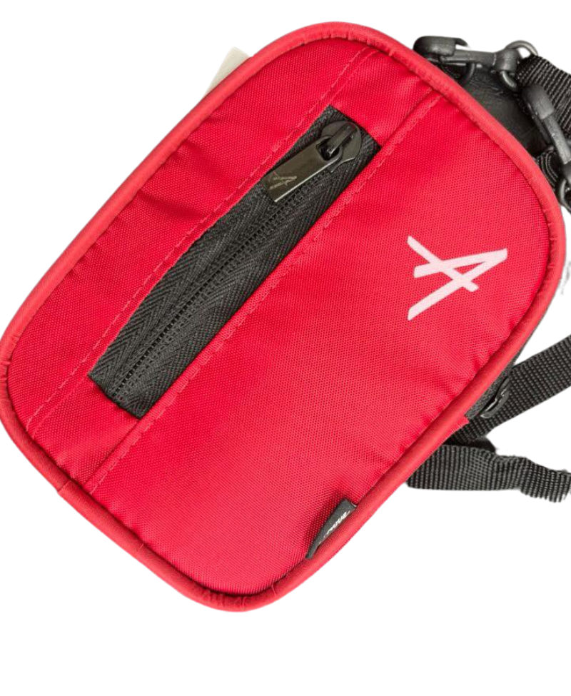 Bolsa Shoulder Bag Vermelha Com Logo Da Marca - Approve